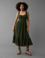 Ameri Vintage SHAPELY CORSET DRESS グリーン Ameri VINTAGE - mai様専用AMERI SHAPELY CORSET DRESSグリーンM