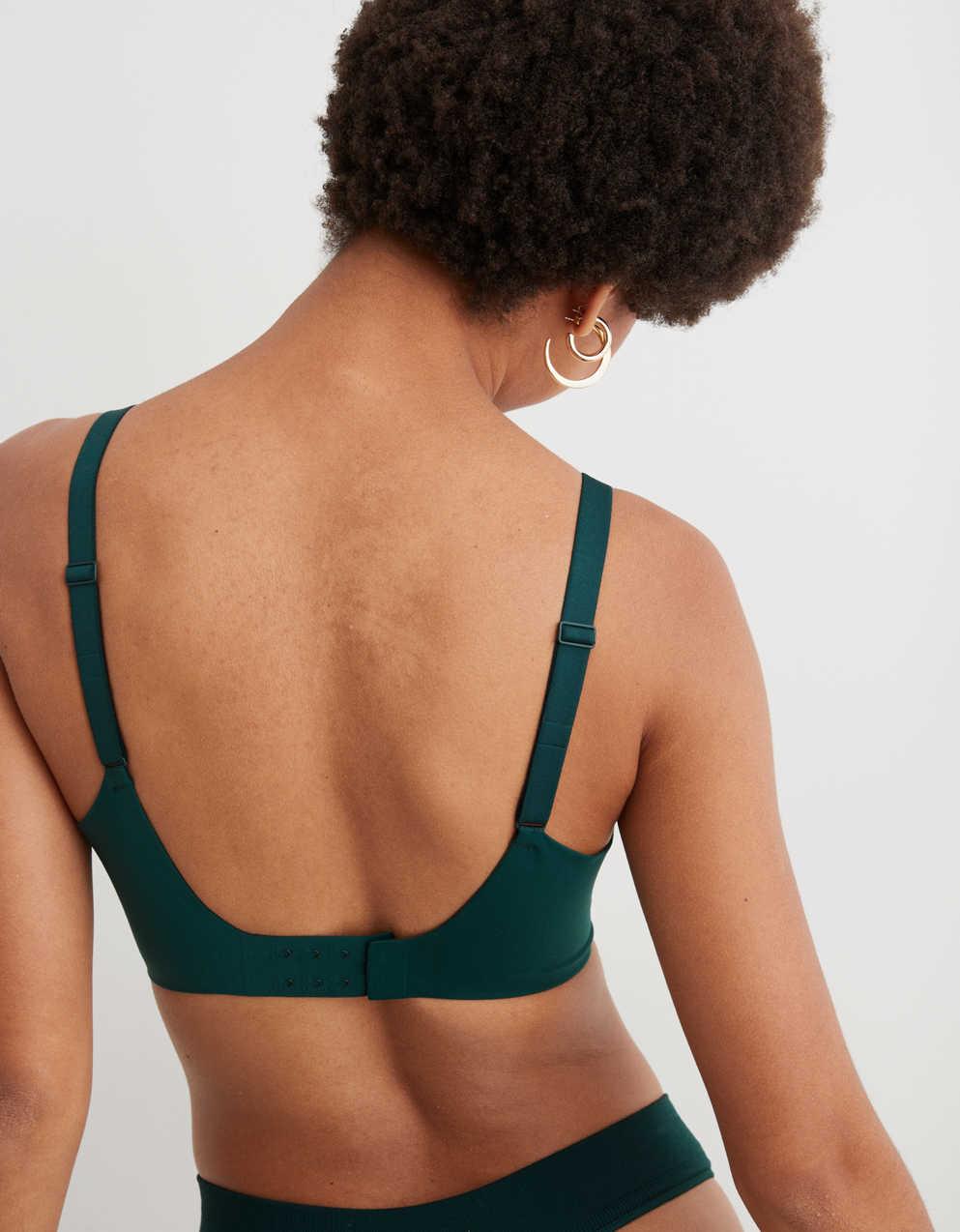【新品未使用】aerie SMOOTHES フルカバレッジブラ　32c Aerie Dark Green SMOOTHEZ Full Coverage Lightly Lined Bra | eBay