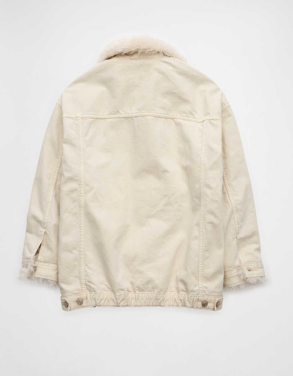 ジャケット・アウター BEIGE X DENIM OVERSIZED coat J.K.T DENIM DECONSTRUCTION OVERSIZED JACKET KHAKI – Feng Chen Wang