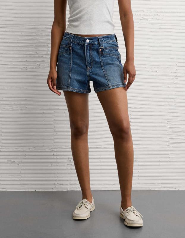 【AMERICAN EAGLE】ショートパンツ/ブルー/青/シンプル ショートパンツ | メンズ・レディース ジーンズ、アパレル