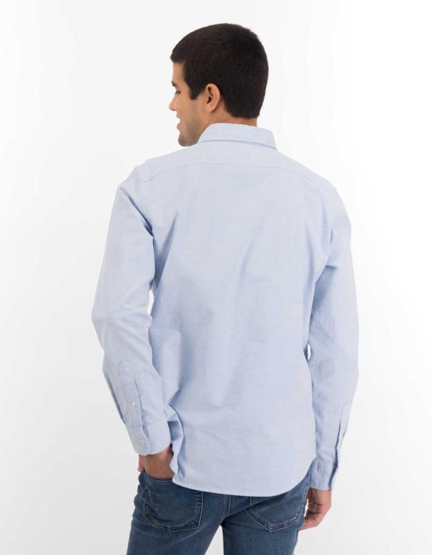 AMERICAN EAGLE OUTFITTERS スリムフィットシャツ AE スリム フィット Flex オックスフォード ボタンアップ シャツ