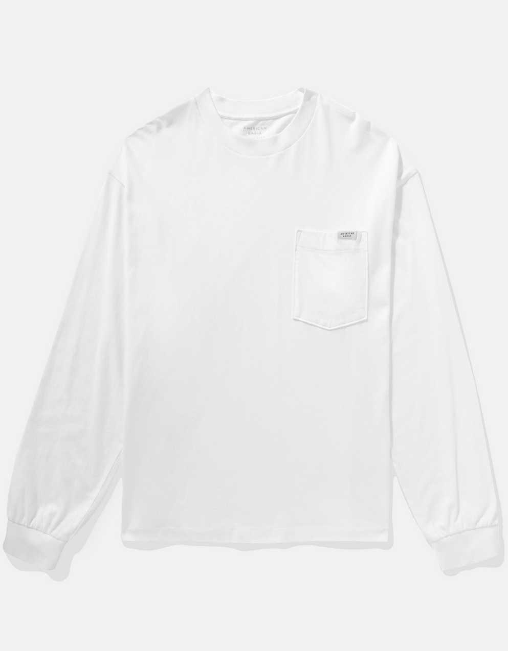 ENNOY POCKET & CREW ロングTシャツ ホワイト ポケットタグ ENNOY POCKET & CREW ロングTシャツ ホワイト ポケットタグ