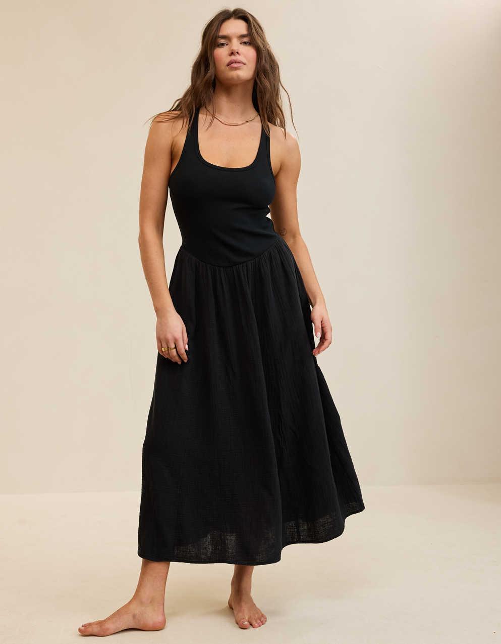 Aerie At The Barre Cross Back Dress | Men's & Women's Jeans, Clothes &  Accessories | American Eagle Taiwan