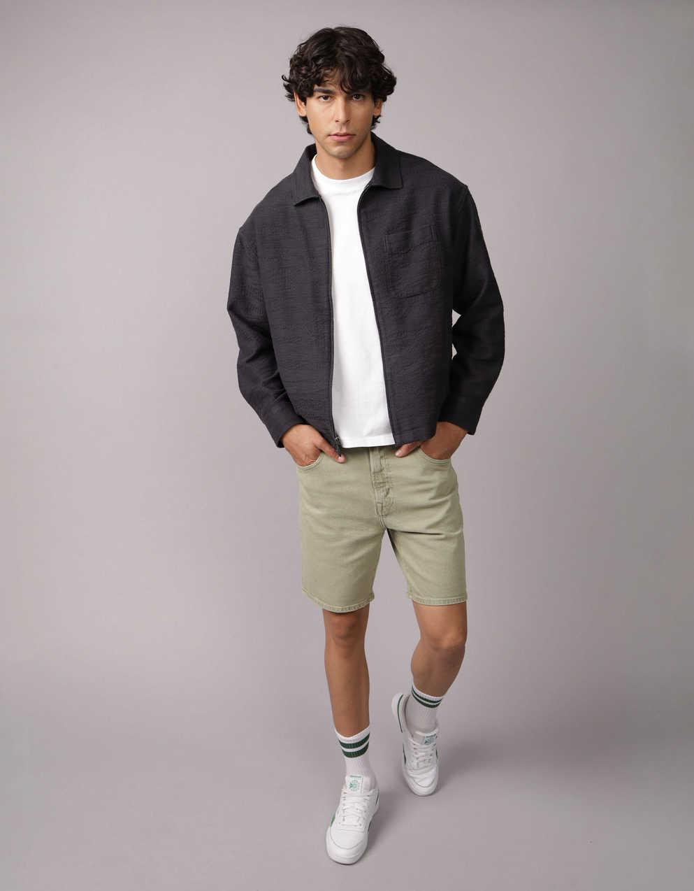 AE テクスチャード・シャケット | メンズ・レディース ジーンズ、アパレル、アクセサリー | American Eagle日本公式サイト