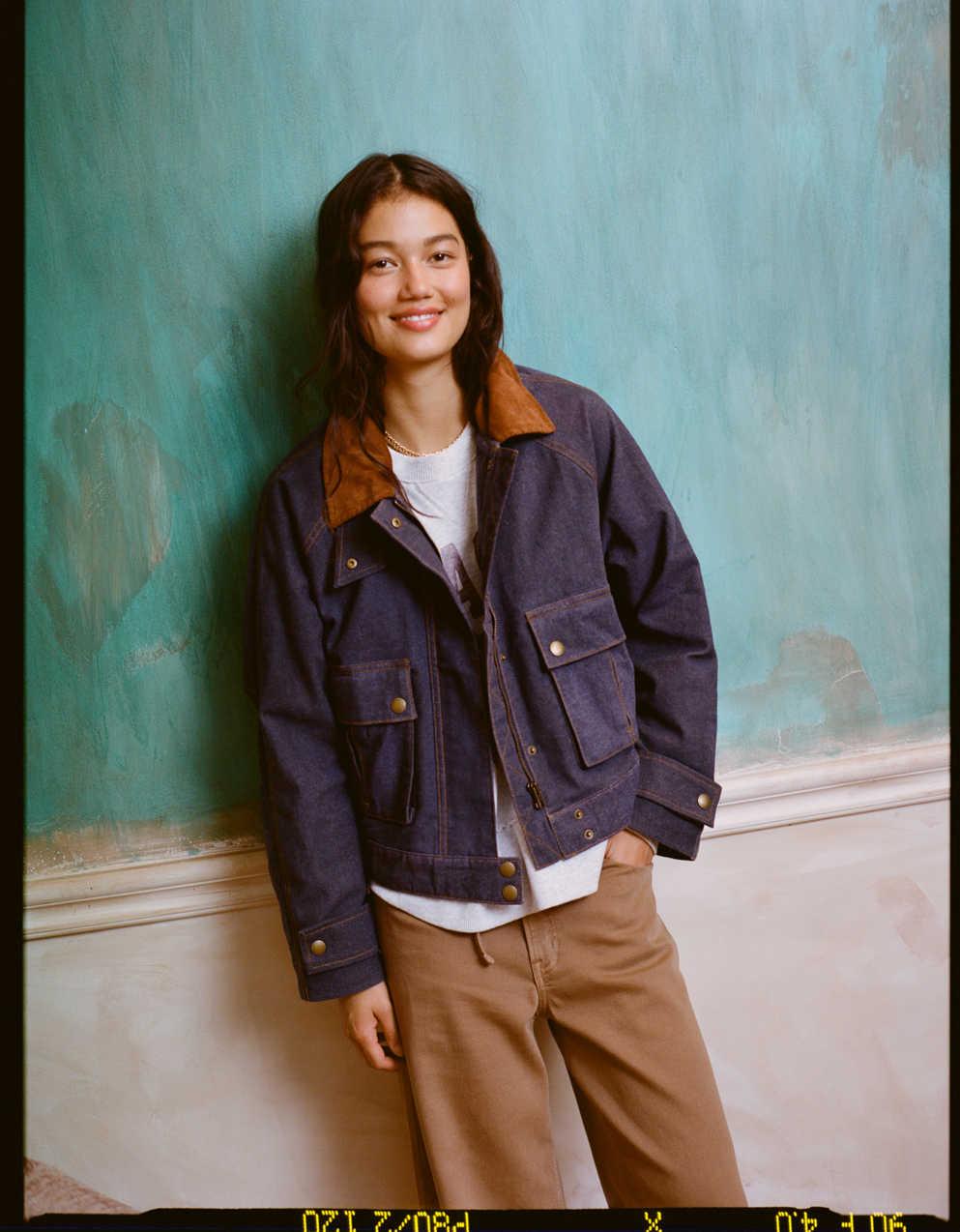 AEワックスド・クロップド・ユーティリティ・ジャケット