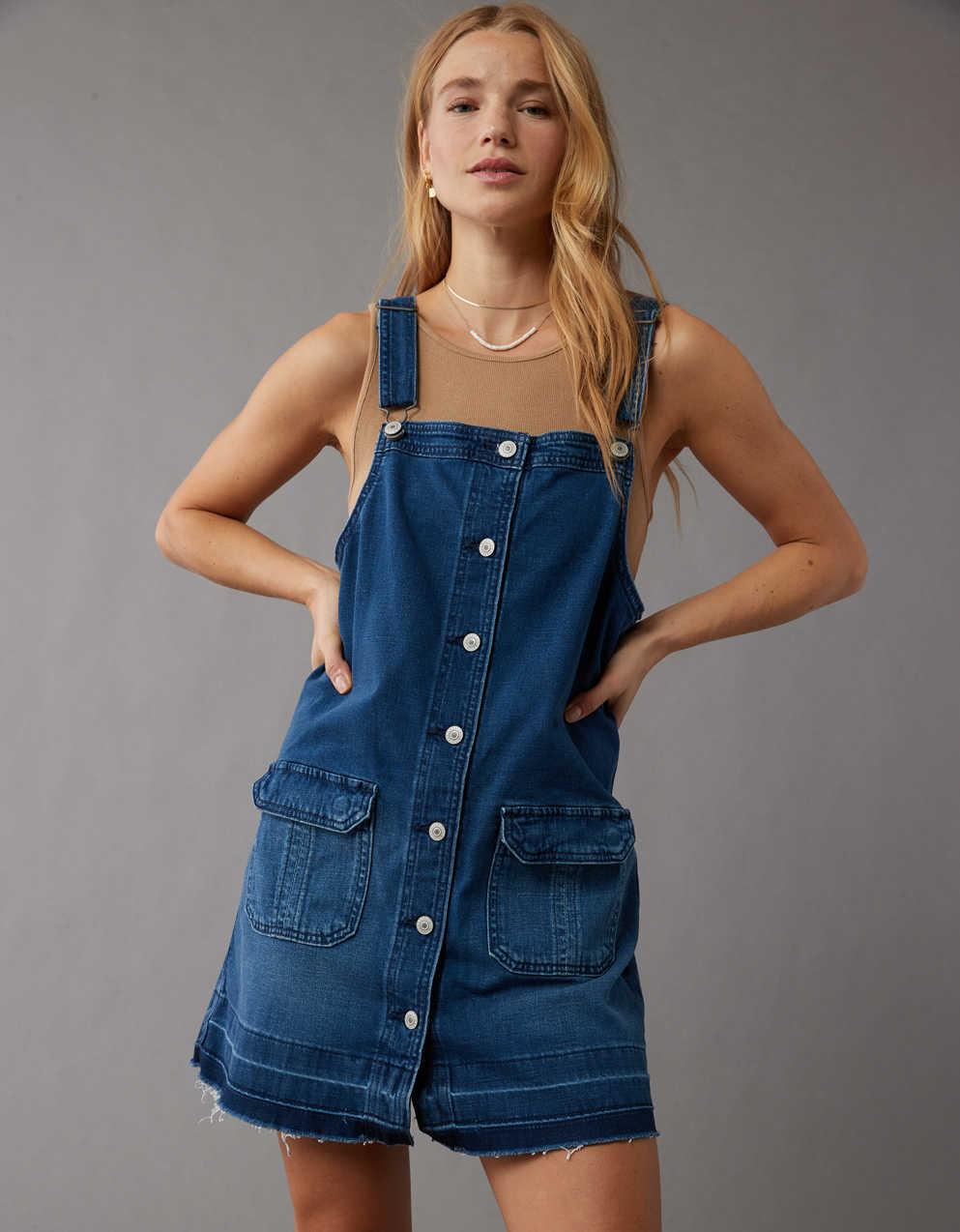 新品タグ付き★ AMERI BUTTON MOTIF APRON DRESS M The Assembly Line Apron Dress | Harts Fabric