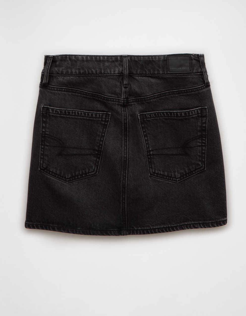 AEストレッチハイウエストパーフェクトデニムミニスカート