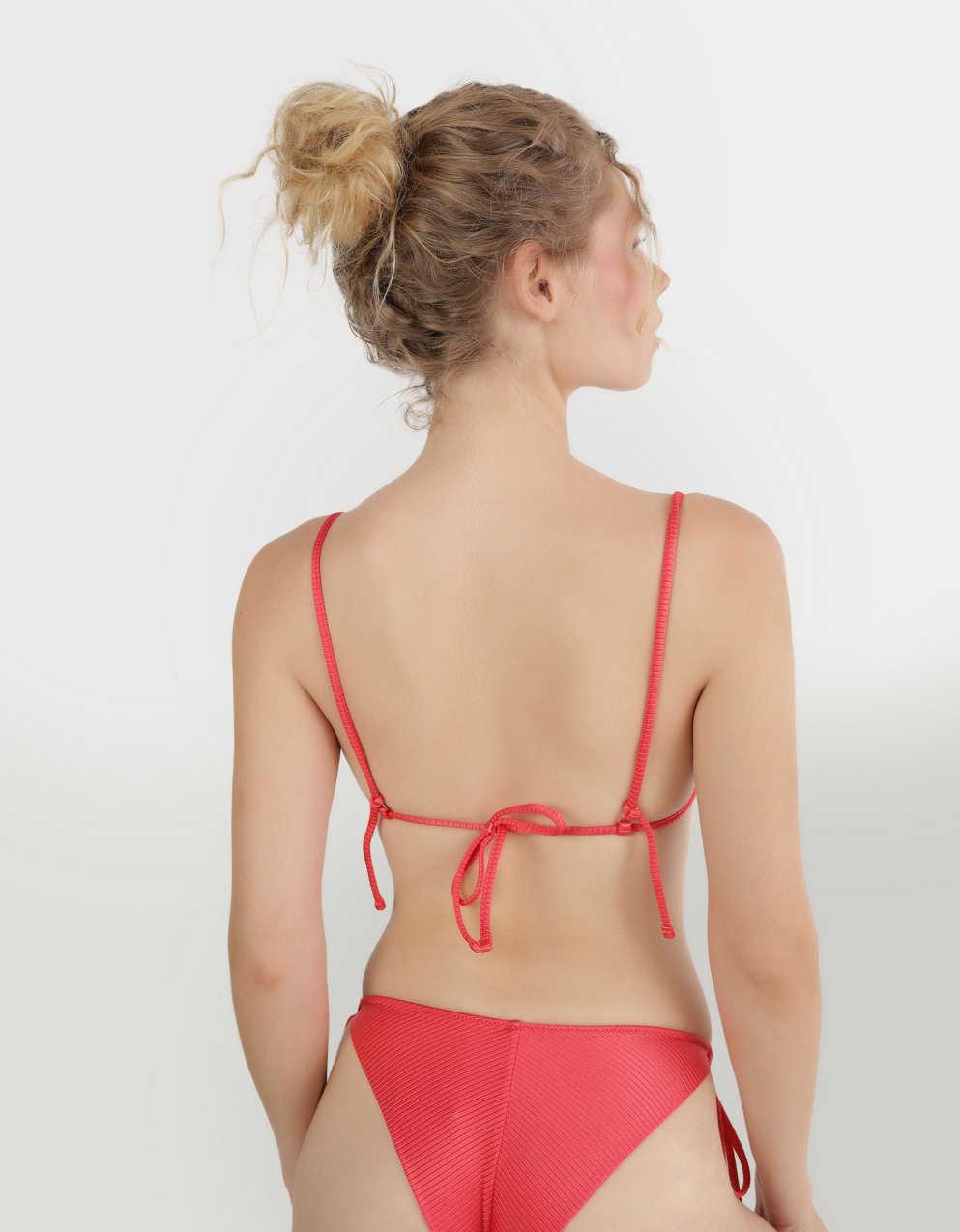 Aerie シャイン・リブ・ストリング・トライアングル・ビキニ