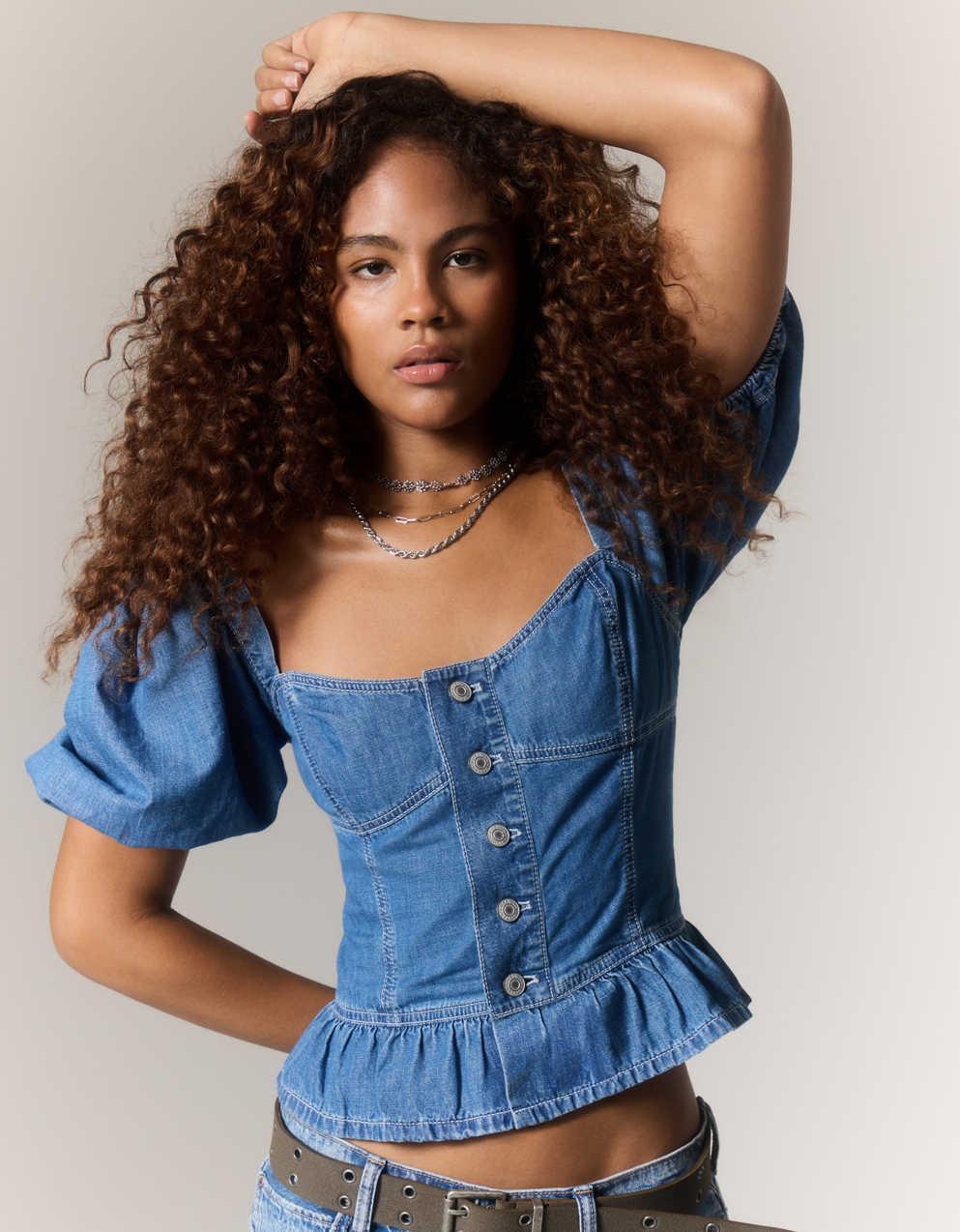 Gajess デニムノースリーブ Gajess デニムノースリーブ Gajess デニムノースリーブ Gajess