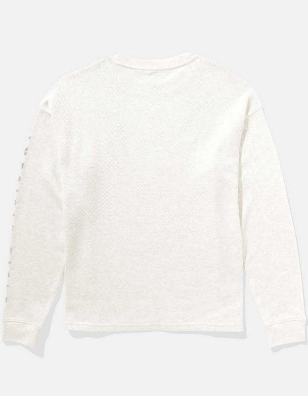 AE Long-Sleeve Oversized Elevated Graphic Thermal T-Shirt Men's