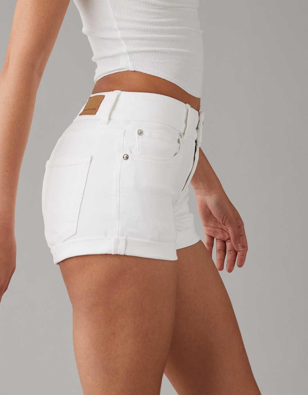 AE Next Level Curvy High-Waisted Denim Short Short | Men's \u0026 Women's Jeans,  Clothes \u0026 Accessories | American Eagle Hong Kong