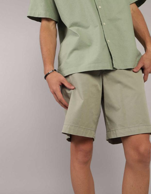 Short American Eagle Outfitters - Kaki Twill - Taille 28 Homme - Très Bon état