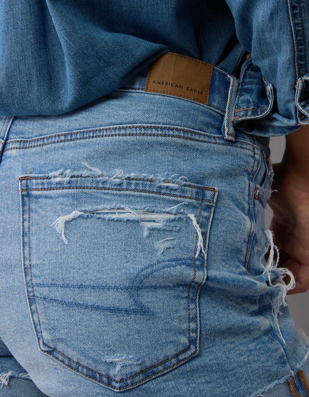 AE ストリジッド・スーパー・ハイウエスト・リラックス・デニム