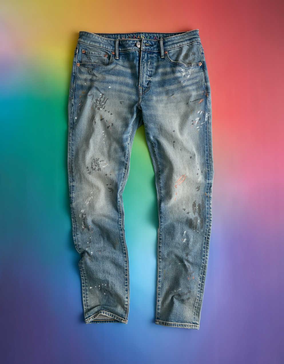 AE AirFlex+ パッチワーク アスレチック スキニージーンズ | メンズ