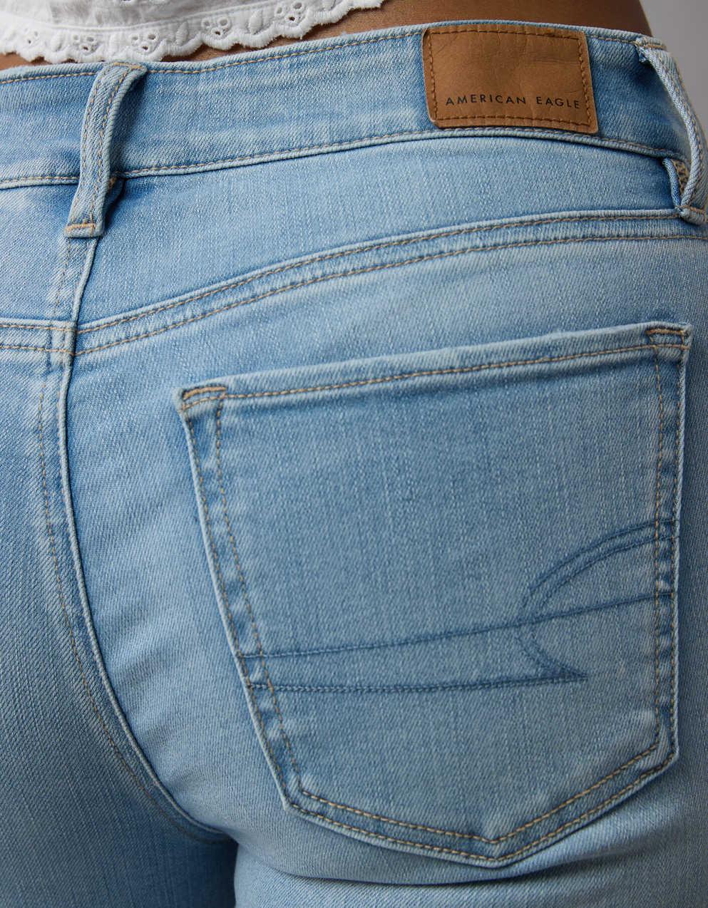 AE Next Levelハイウエスト・キック・ブーツカット・クロップ・ジーン