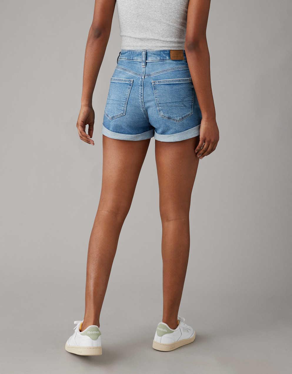 I.AM.GIA アイアムジーア TASHA SHORT ショーツ ヒョウ柄 水色 AE Stretch Denim Mom Short | Men's & Women's Jeans, Clothes