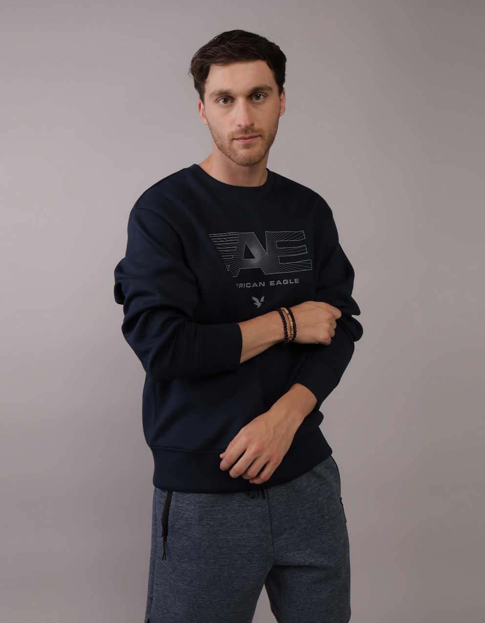 AE 24/7 Crew Neck Sweatshirt | Men's \u0026 Women's Jeans, Clothes \u0026 Accessories  | American Eagle Singapore