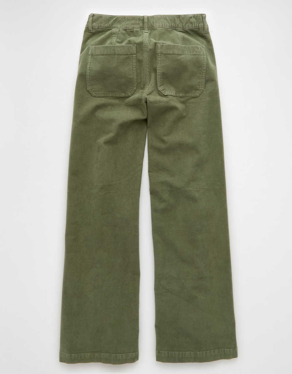 【希少レア】00s AIRWALK ダブルニー コーデュロイ バギー パンツ 緑 希少レア】00s AIRWALK ダブルニー コーデュロイ バギー パンツ 緑