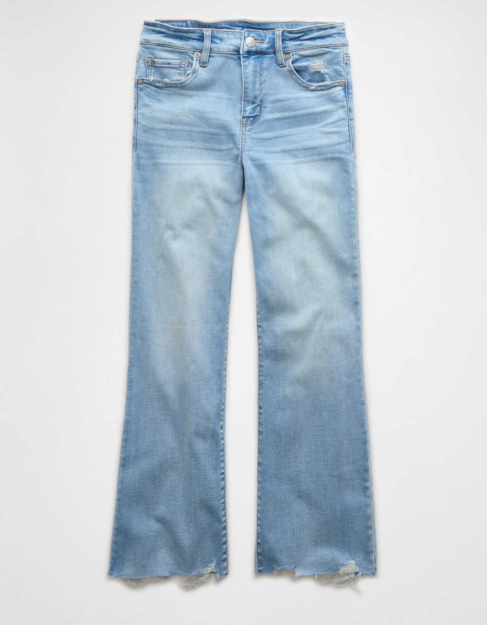 AE Next Level High-Waisted Kick Bootcut Crop Jean | Men's