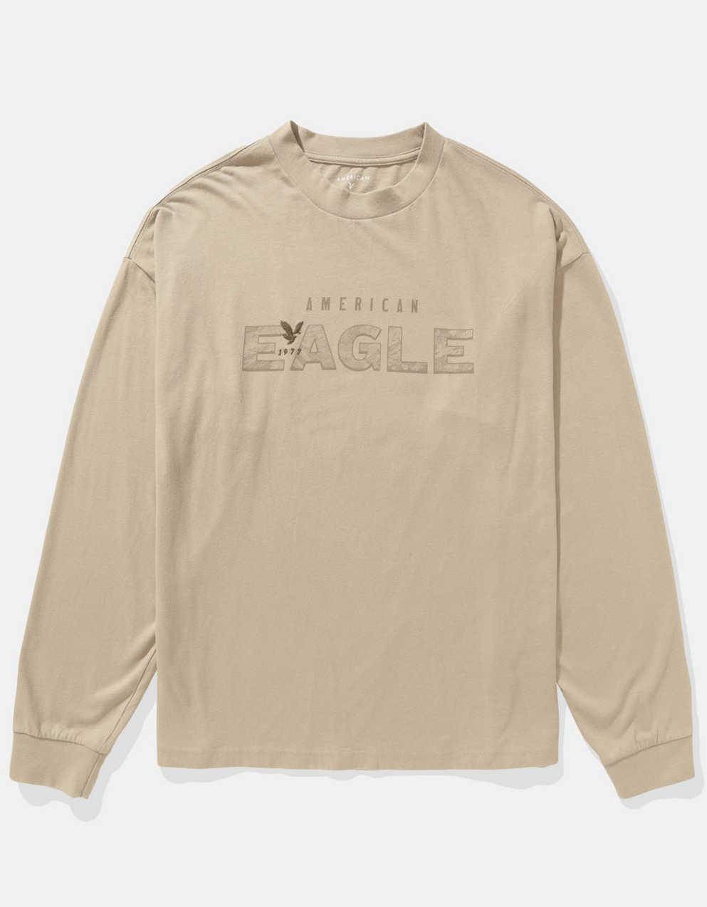 AE Long-Sleeve Logo Graphic T-Shirt | Men's & Women's Jeans