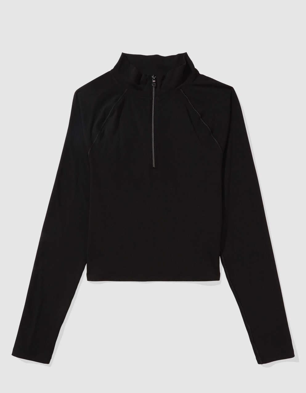 OFFLINE By Aerie Real Me Xtra Quarter Zip Jacket | Men's \u0026 Women's Jeans,  Clothes \u0026 Accessories | American Eagle Japan