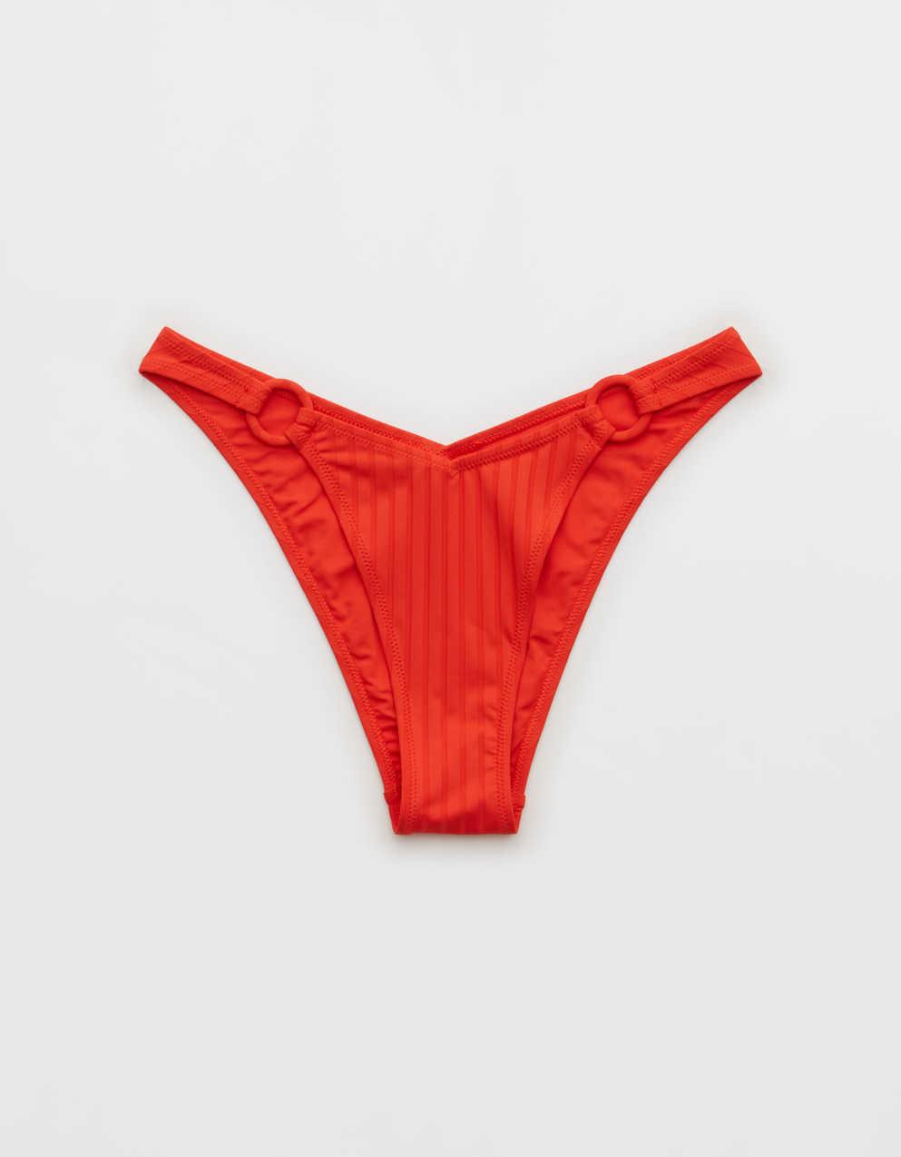 Aerie ワイドリブローライズリングチーキービキニボトム