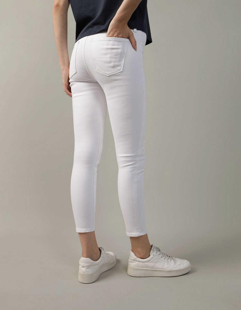 Denim Jegging Tall White Jeggings AE Next Level Super High-Waisted