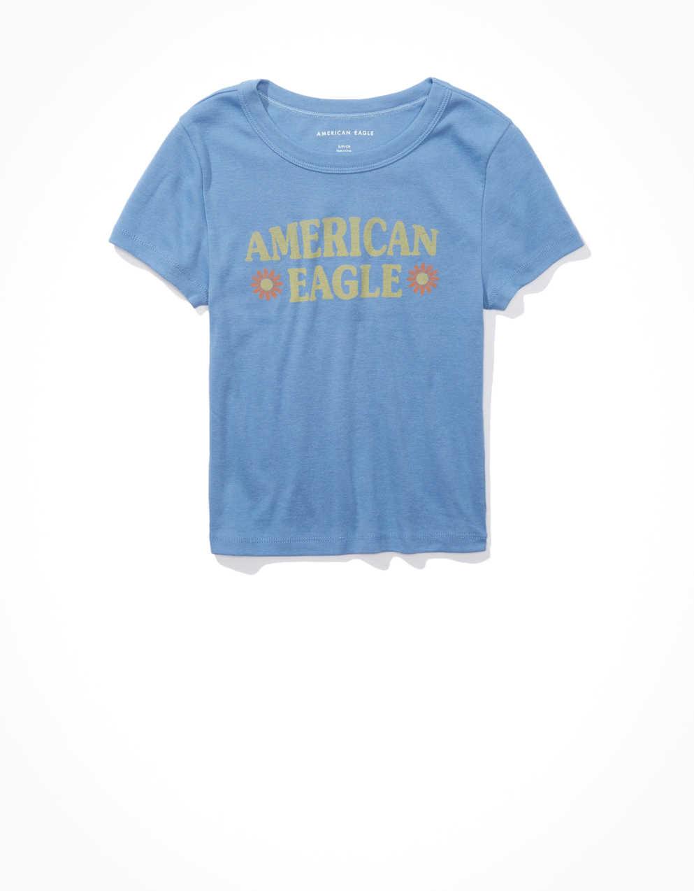 【aeae】USA BANNER HENLY NECK TEE Hanes Men's Eagle America Graphic Tee