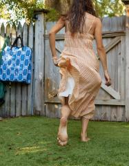 Aerie Striped Tiered Maxi Dress | Men's & Women's Jeans, Clothes &  Accessories | American Eagle Taiwan