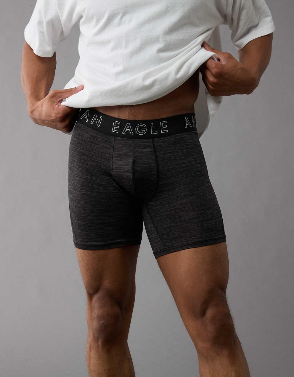 AEO メンズ・ソリッド6インチ・フレックス・ボクサー・ブリーフ 