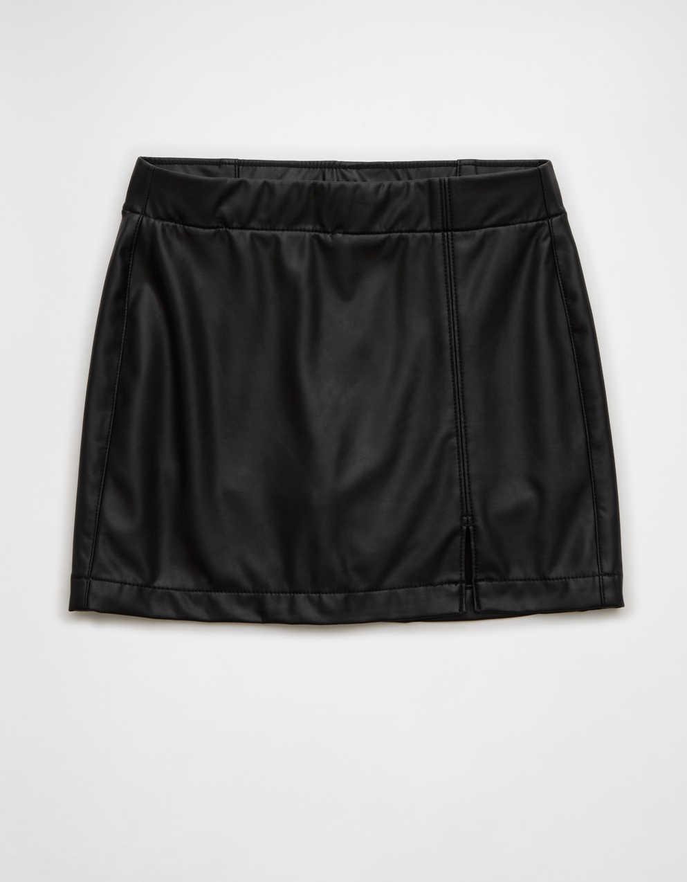 AE High-Waisted Vegan Leather Mini Skort | Men's & Women's