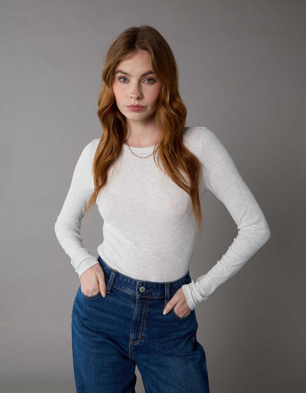 AE Long Sleeve Soft & Sexy T-Shirt | Men's & Women's Jeans, Clothes &  Accessories
