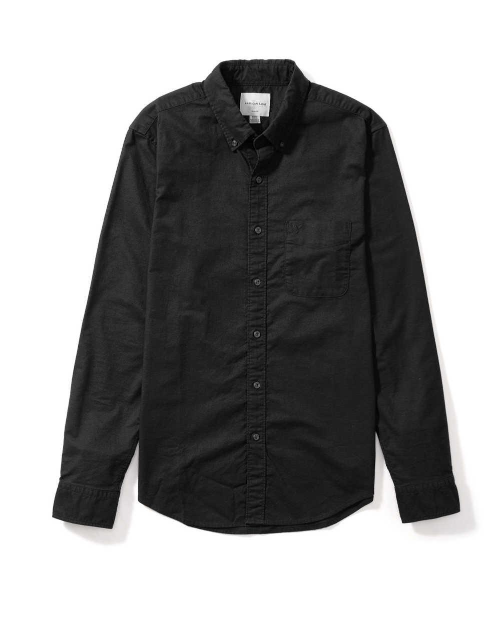 AE スリム フィット Flex オックスフォード ボタンアップ シャツ 