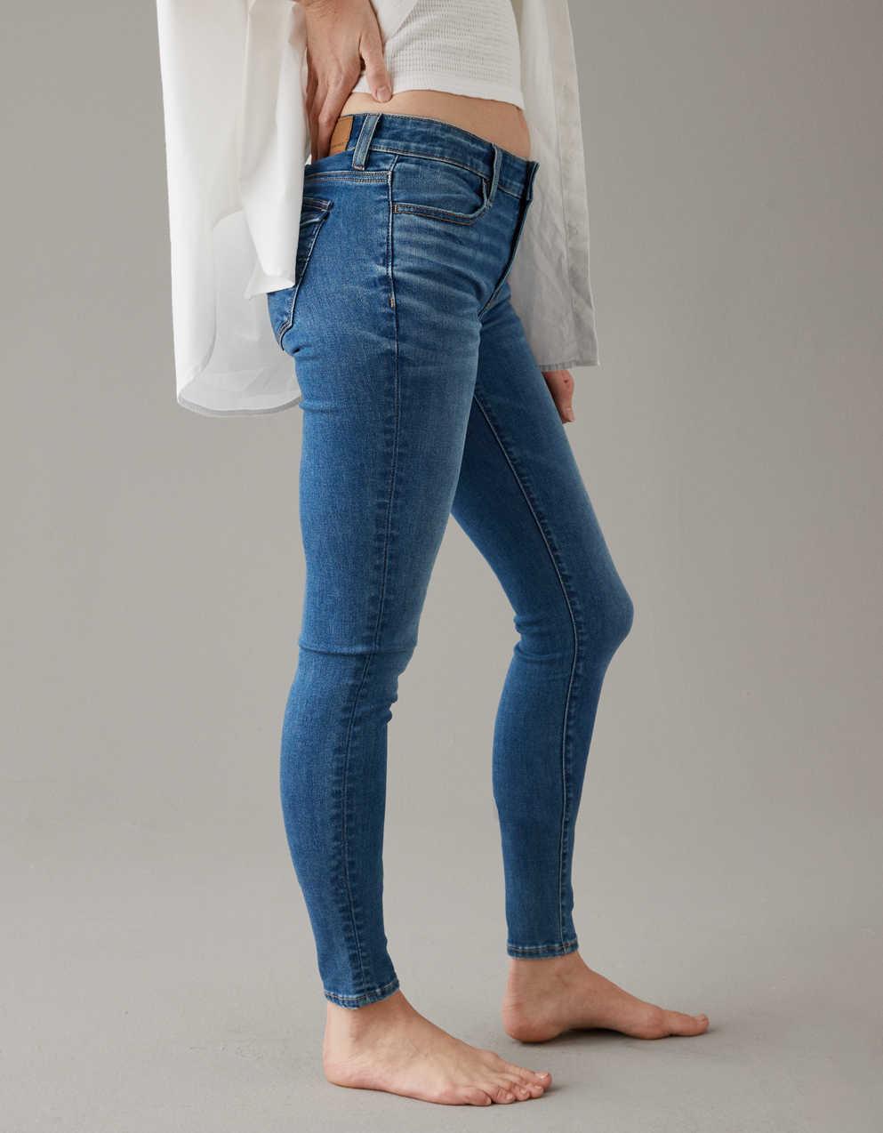 American Eagle AE パッチ ローライズ ジェギング デニムパンツ AE Next Level ローライズ ジェギング | メンズ・レディース