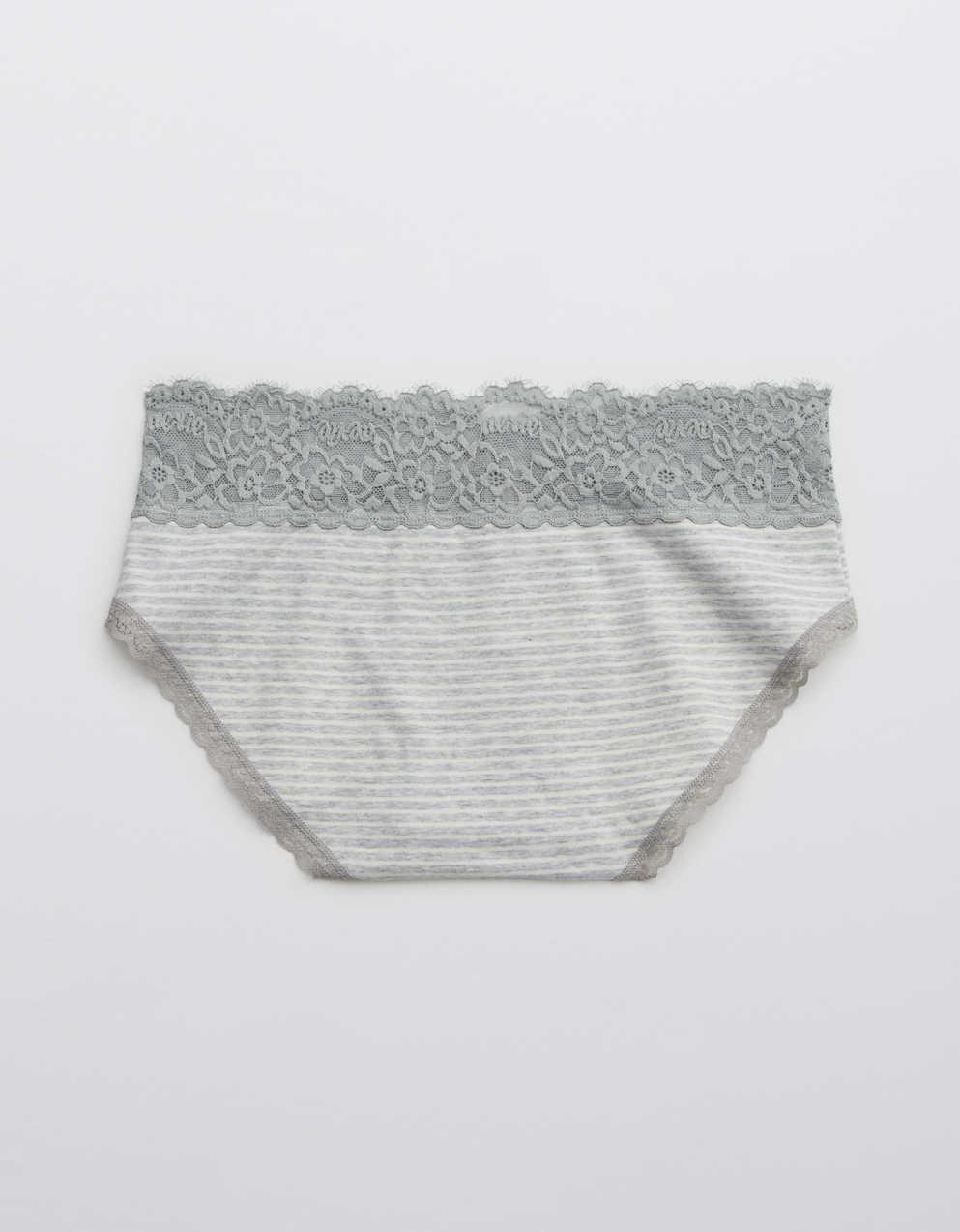 aerie cotton eyelash lace boybrief underwear
