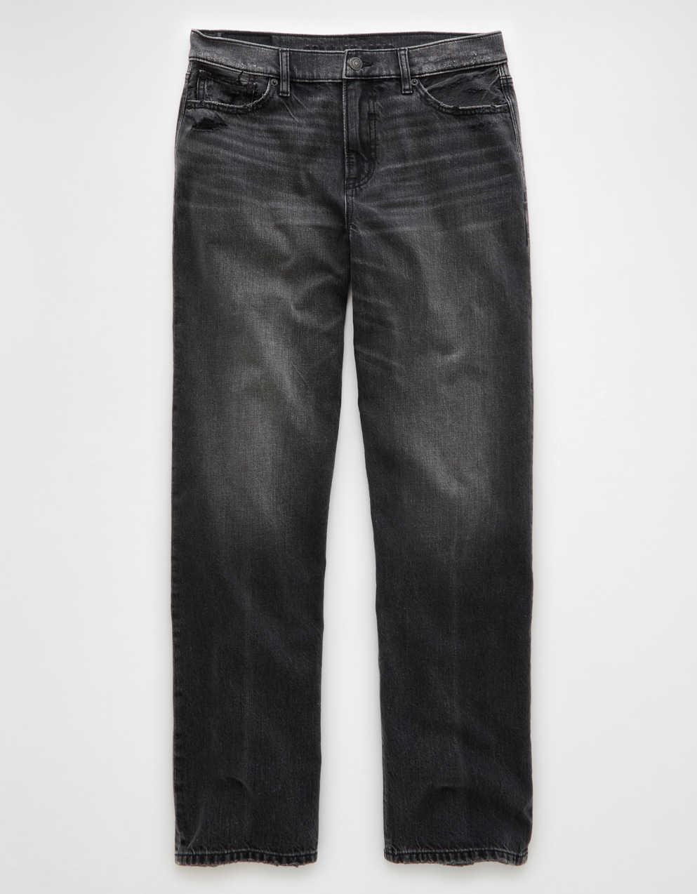 Baggy Rigid Jean In Charcoal