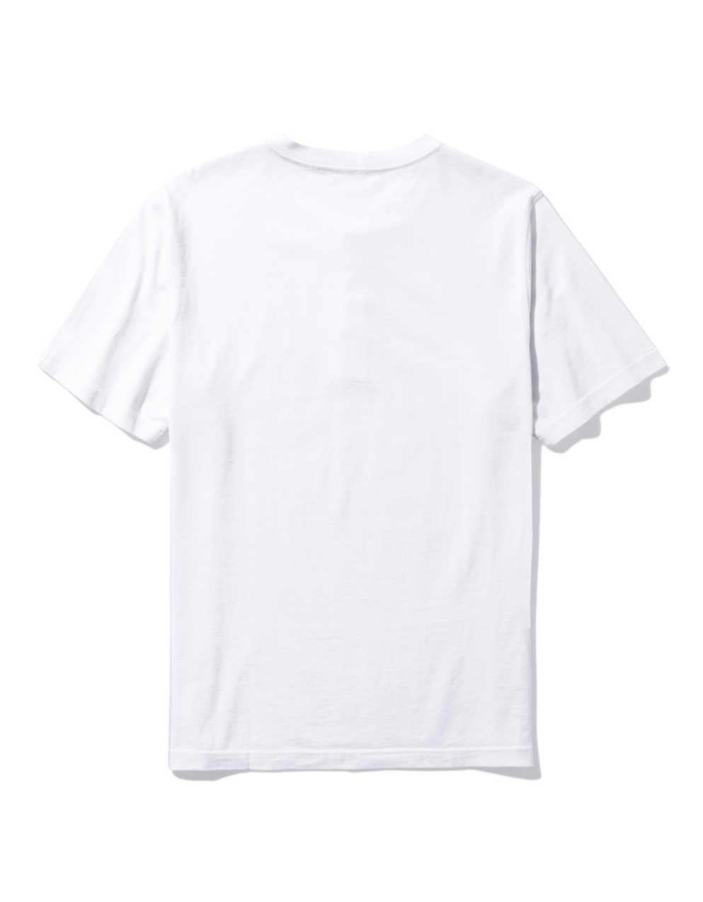トップス aeae USA BANNER HENLY NECK TEE WHITE AE Short-Sleeve Henley Icon T-Shirt | Men's & Women's Jeans