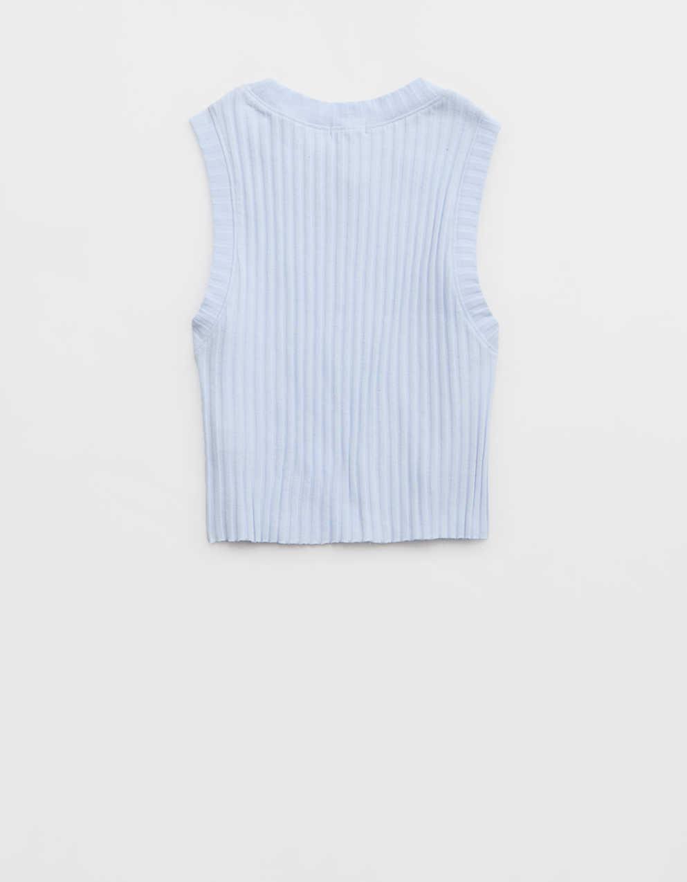 Aerie High Neck Ribbed Tank Top | Men's & Women's Jeans