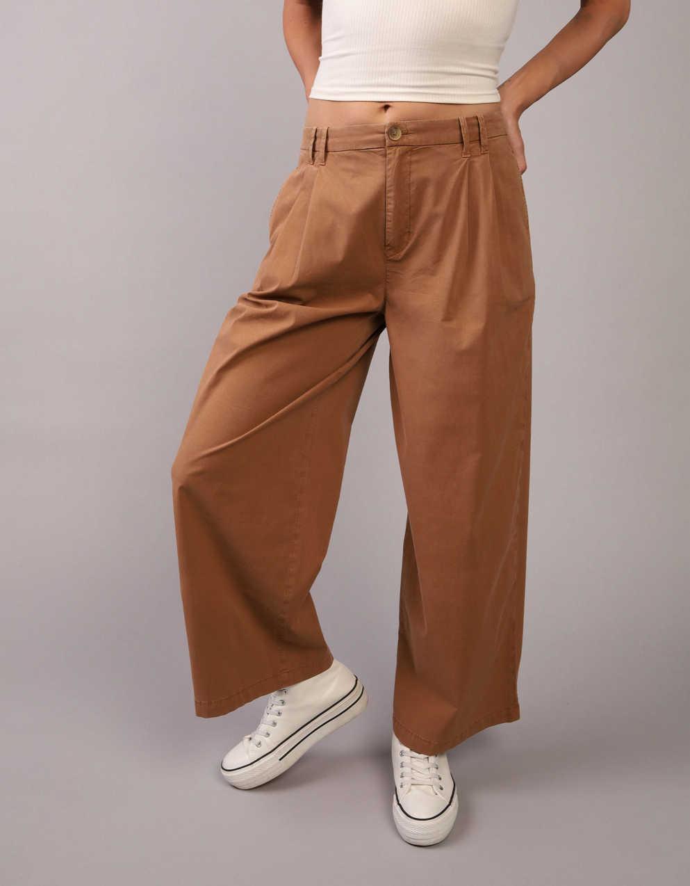 high waisted ankle dress pants Pull-On Ankle Pant