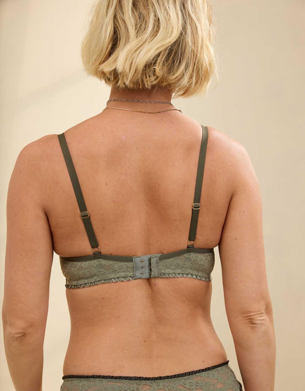 Show Off・ヴィンテージ・レース・プランジ・プッシュアップ・ブラ