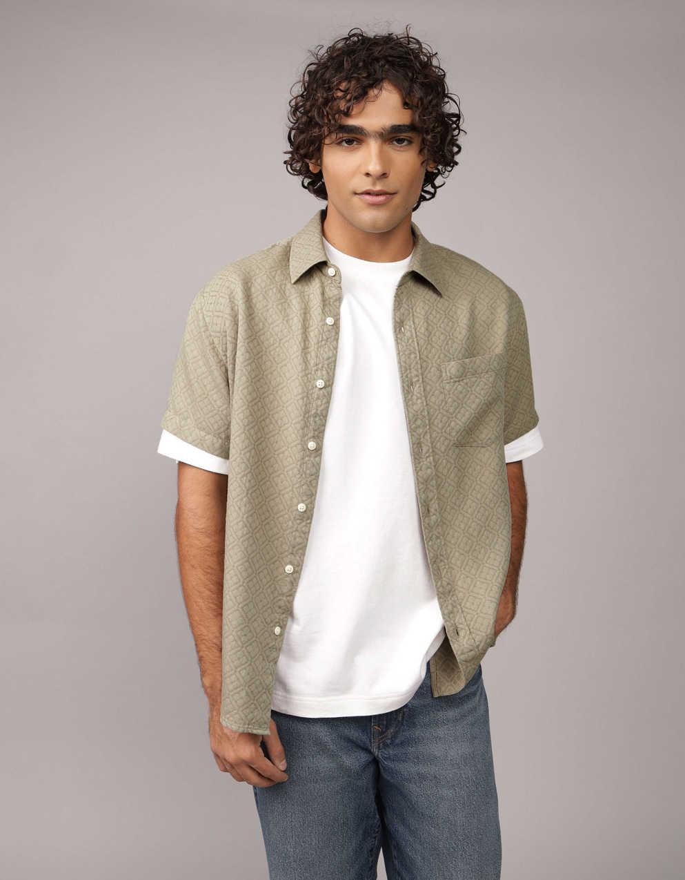 user_aed8ed66さま専用 AEプールサイド・ボタンアップ・シャツ | メンズ・レディース ジーンズ