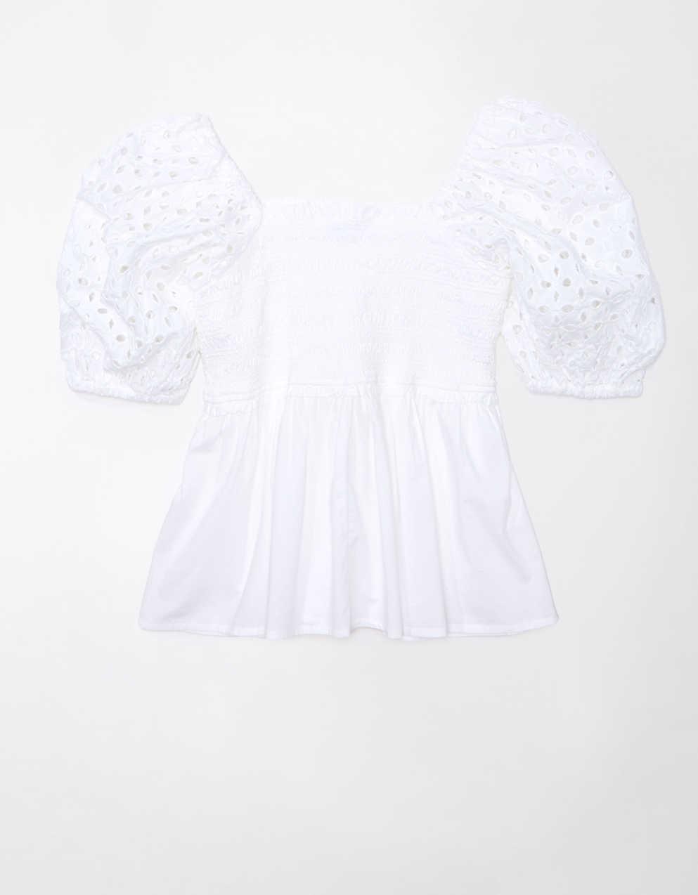 AE Puff Sleeve Babydoll Top | Men's & Women's Jeans, Clothes