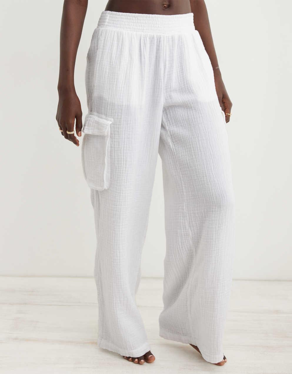 Aerie Gauzy High Waisted Cargo Pant | Men's \u0026 Women's Jeans, Clothes \u0026  Accessories | American Eagle Malaysia