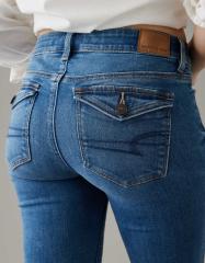 American Eagle AE パッチ ローライズ ジェギング デニムパンツ American Eagle AE パッチ ローライズ ジェギング デニムパンツ