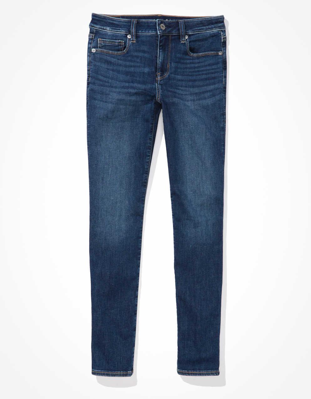 AMERICAN EAGLE スキニーデニム AE AirFlex+ パッチワーク アスレチック スキニージーンズ