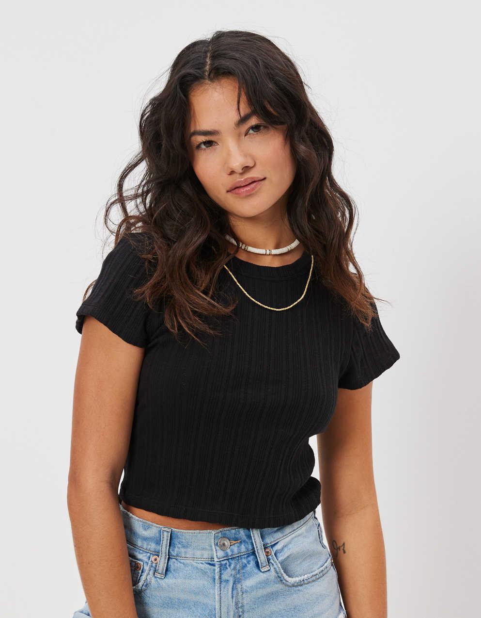 AE Cropped Baby Tee | Men's & Women's Jeans, Clothes