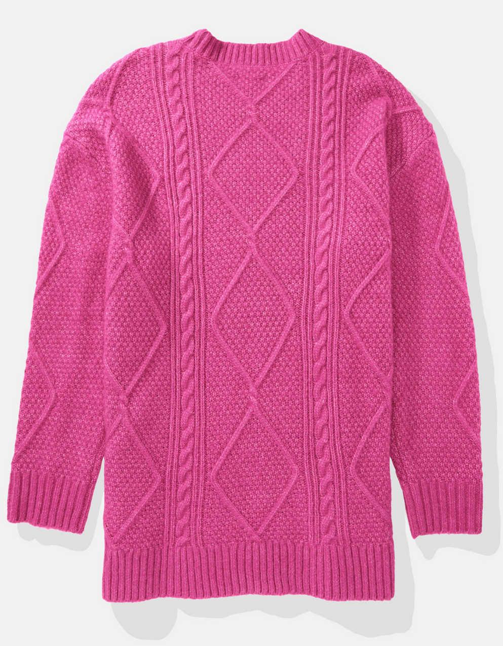 45R ウール　ケーブルニットワンピース　ゆったりニット 楽天市場】秋セール全品対象2点で8％OFF 一部即納 ケーブル編み