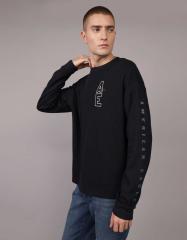 LOVE EAR ART EAGLE SWEATSHIRTS XL 長袖 黒 Palm Angels studded-logo Cotton Sweatshirt | Black | FARFETCH