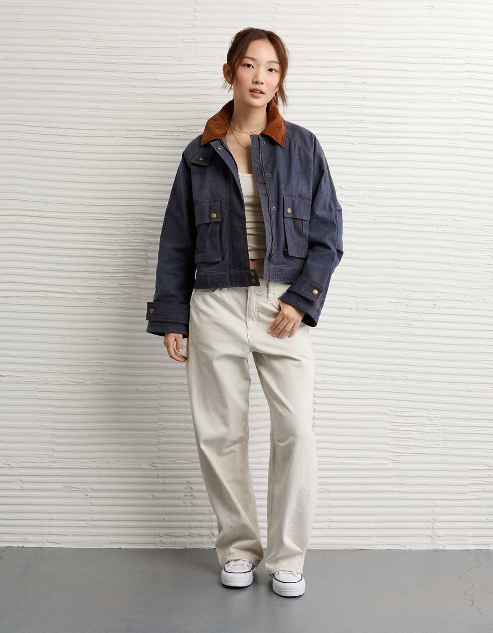 AEワックスド・クロップド・ユーティリティ・ジャケット