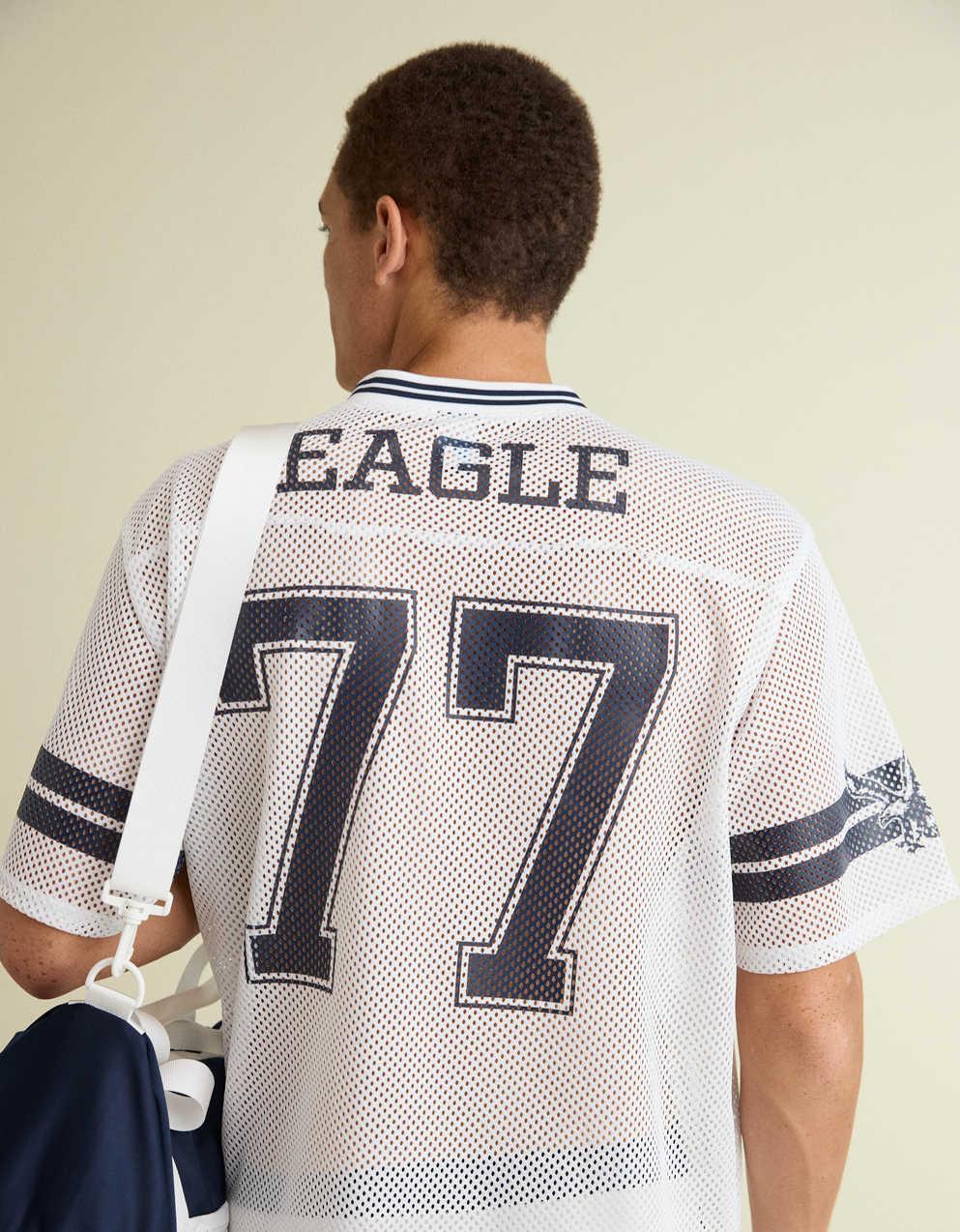 AE x Russell Athletic Graphic Mesh Jersey | Men's & Women's Jeans
